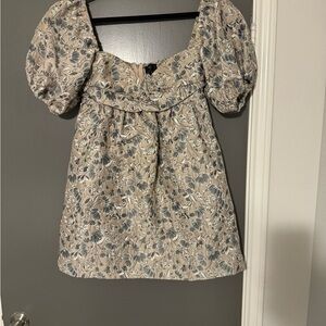 Floral Puff Sleeve Dress